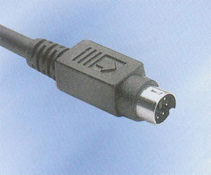 male MINI DIN CONNECTOR