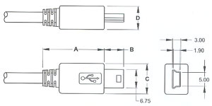 Mingston Electronics MINI USB PLUGS
