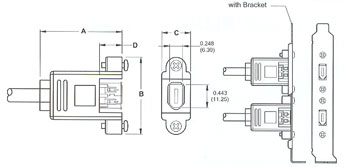 FEMALE IEEE 1394 6 POSITION