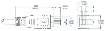 IEEE 1394 4 POSITION