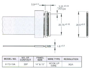 NB LCD PANEL CABLE