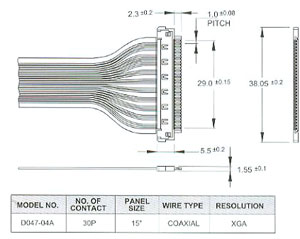 NB LCD PANEL CABLE